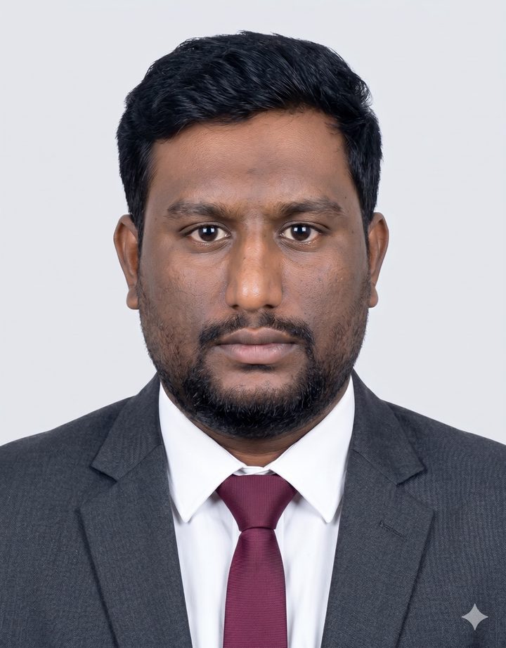Sandeep Nakka in a formal suit